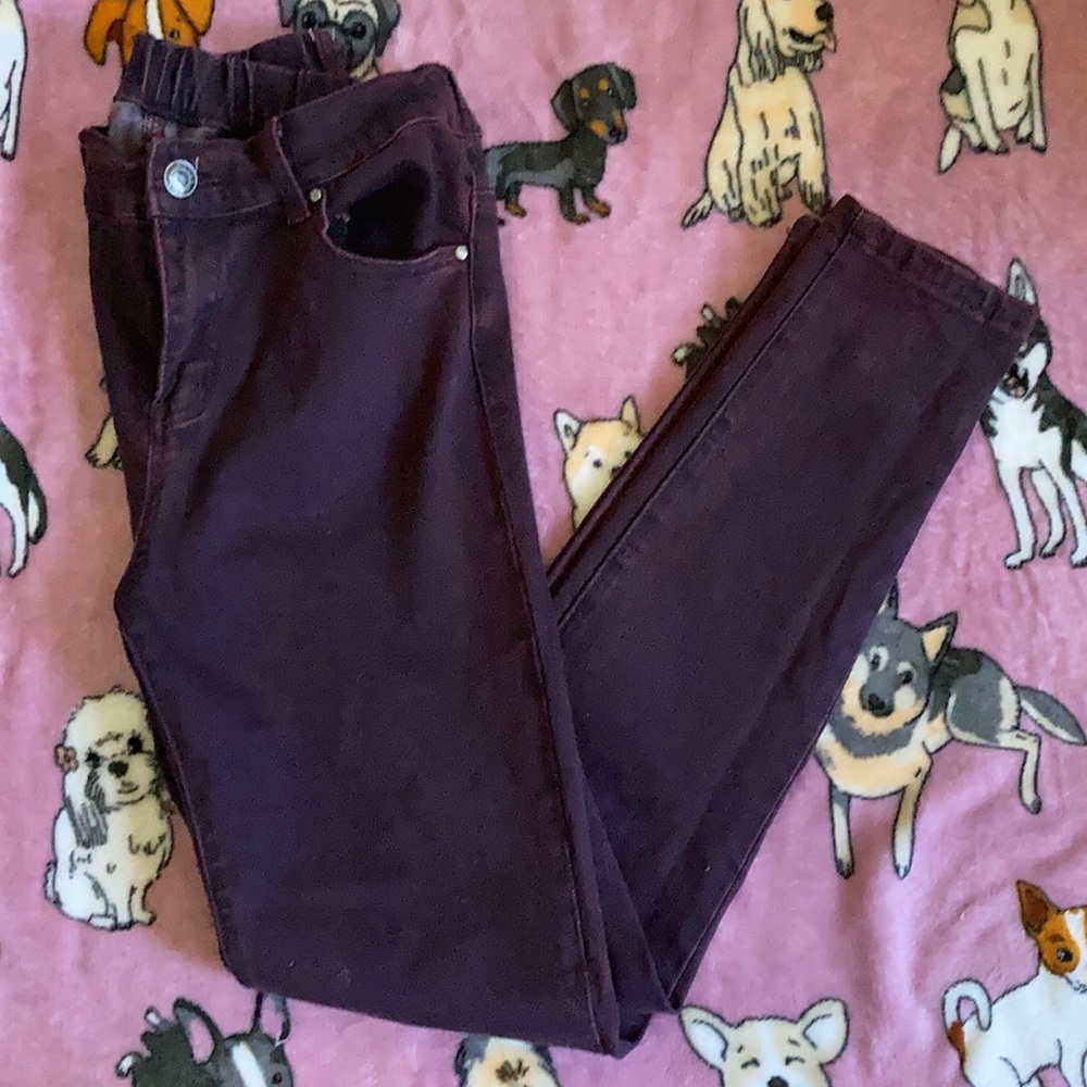 Grace & Lace Merlot Skinny Jeans